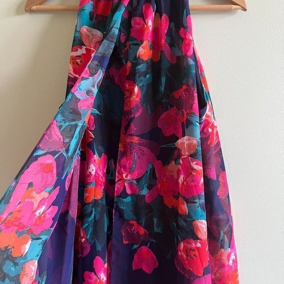 Eliza J‎ Women's Sleeveless Floral Print Dress Cutout Front Womens Size 8… - Picture 11 of 11